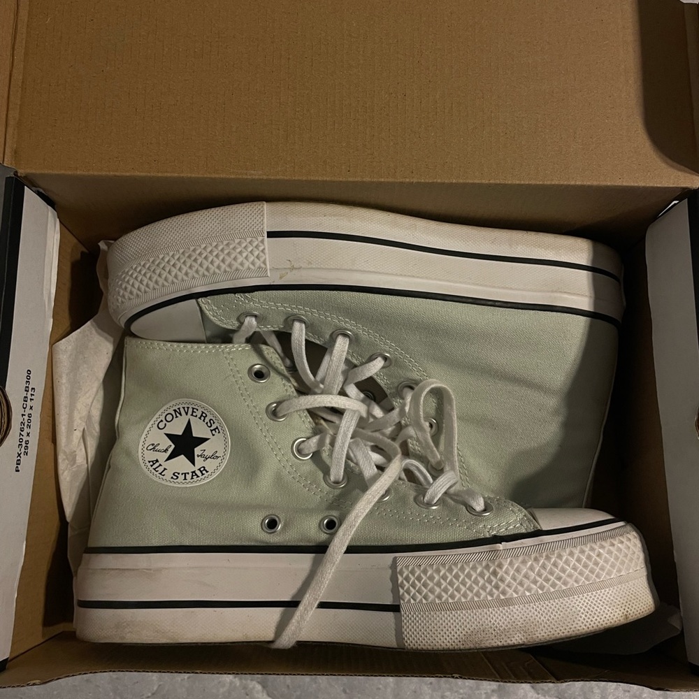 Platform converse , still in good shape.